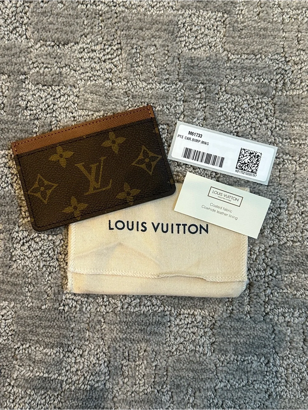 NWT Louis Vuitton Monogram Card Holder M61733 w/ Dust Bag & Tags - Picture 10 of 16
